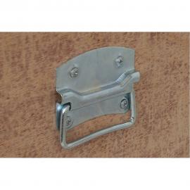 Asa lateral para caja de trasporte L10cm Chapa galvanizada
