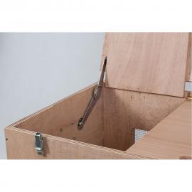 Bisagra tipo compas para tapa de cajas de transporte 20 cm Set de dos(D+ I)