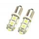 Pareja de bombillas LED CAN BUS BA9S 8LEDS SMD
