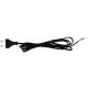 CORDON FLEXIBLE DE ALIMENTACION 2 x 0,75 mm 2,2 metros