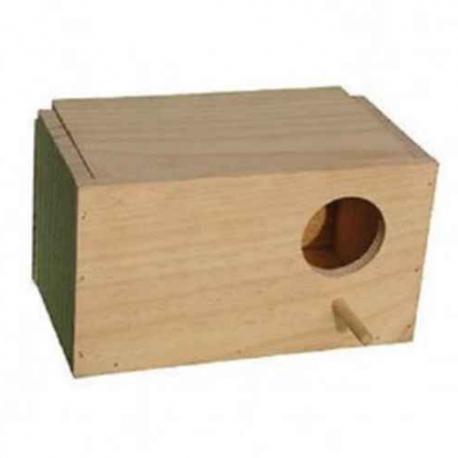 Nido de Madera para Periquito HORIZONTAL