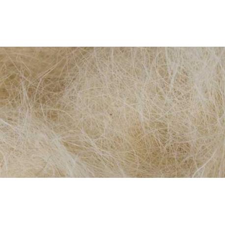 Material natural para nidos de Pelo de Cabra Blanco