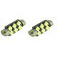 Pareja bombillas led Festoom can bus 31mm 2led