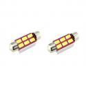 Pareja bombillas led Festoom can bus 36mm 6led