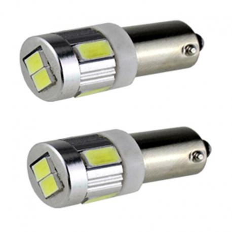 Pareja de bombillas LED CAN BUS BA9S 8LEDS SMD