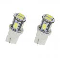 Pareja de bombillas LED Cambus para posición, luz interior o matrícula 6led 5730smd 12v dc