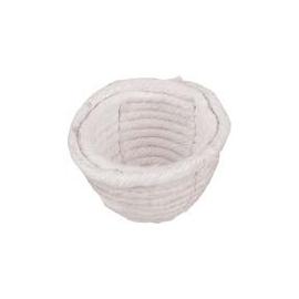 Soporte plástico con amarres para nido de pájaros