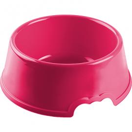 Comedero plástico redondo 0.4l para perro colores