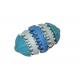 PET INTEREST Juguete para perro Dental Huevo loco de Goma 7.5cm 80gr Azul