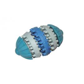 PET INTEREST Juguete para perro Dental Huevo loco de Goma 7.5cm 80gr Azul