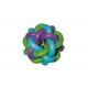 PET INTEREST Juguete para perro Pelota de goma entrelazada multicolor 6.5cm XS