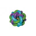 PET INTEREST Juguete para perro Pelota de goma entrelazada multicolor 6.5cm XS