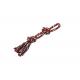 PET INTEREST Juguete para perro Cuerda Doble Algodón Multicolor 2 Nudos 63cm