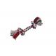 PET INTEREST Juguete para perro Cuerda Algodón Multicolor 2 Nudos 25mm 33cm