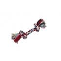 PET INTEREST Juguete para perro Cuerda Algodón Multicolor 2 Nudos 25mm 33cm