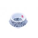 PET INTEREST Comedero bebedero 250 ml perros con decoración ZEBRA