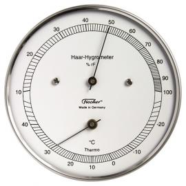 Higrómetro para medir la humedad en incubadoras, Pelo Sintético diámetro 70 mm