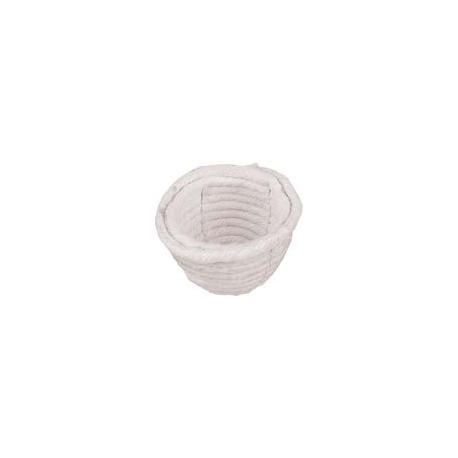 Soporte plástico con amarres para nido de pájaros