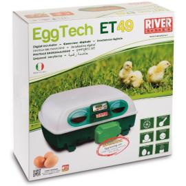 Incubadora River Systems digital automática 12 huevos / 48 cordoniz