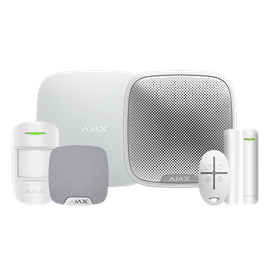 Kit Alarma Hogar Ajax Profesional Inalámbrico 868 MHz Jeweller Comunicación Ethernet y GPRS Hasta 100 dispositivos inalámbricos 