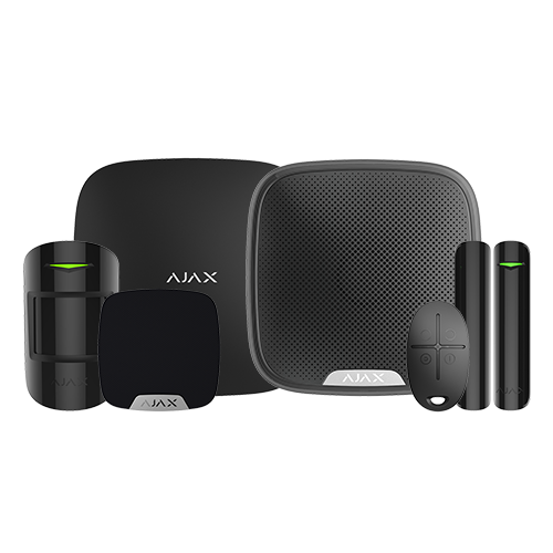 Kit de alarma profesional Ajax con Ethernet y GPRS + sirena exterior