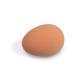 Huevo de gallina simulado en GOMA Modelo MARRON