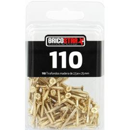 SET 110 PCS TIRAFONDOS 2,5 X 25 MM 