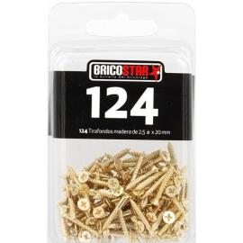 SET 124 PCS TIRAFONDO 2,5 X 20 MM 