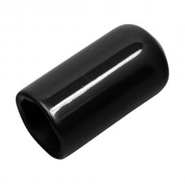 Tapa final 10mm PVC negro para tubo de bebederos